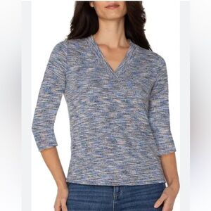 Liverpool Los Angeles Space Dye Top M